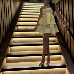Elegant Yellow Dress